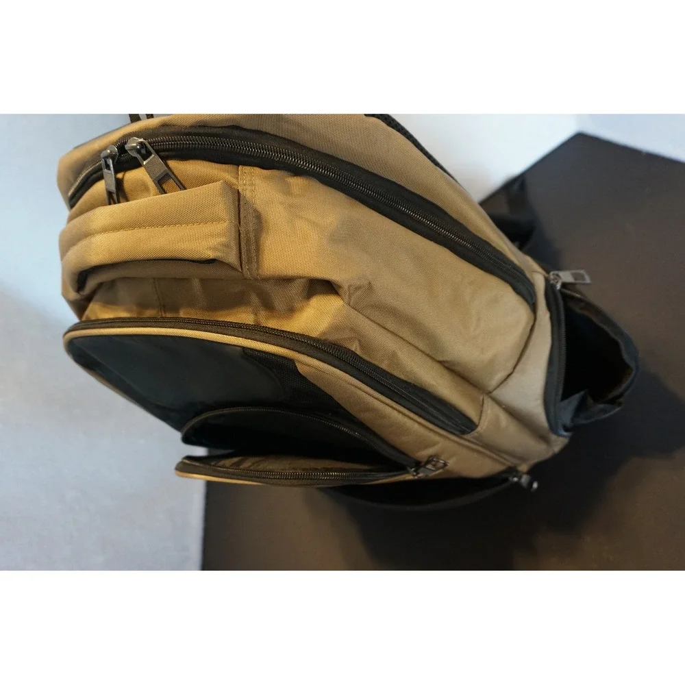 NRA Tactical Backpack Coyote Tan Black Multi-Pocket Outdoor Daypack KC.A5010